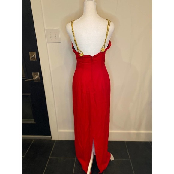 Vintage J Reynolds Design Red Dress - Picture 3 of 10